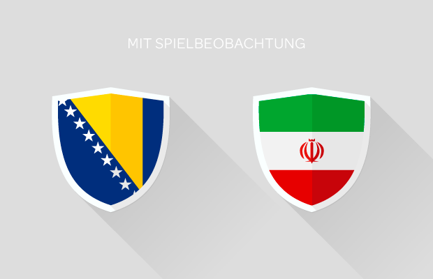 Fußball-WM: Bosnien-Herzegowina - Iran