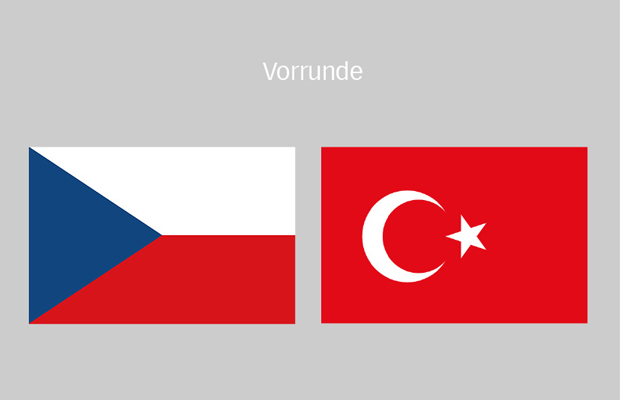 Fußball-EM: Tschechische Republik - Türkei