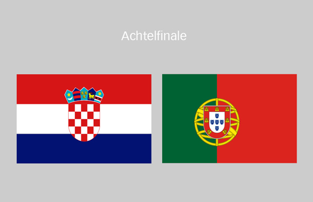 Fußball-EM: Kroatien - Portugal