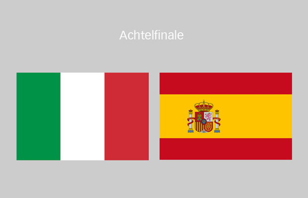 Fußball-EM: Italien - Spanien