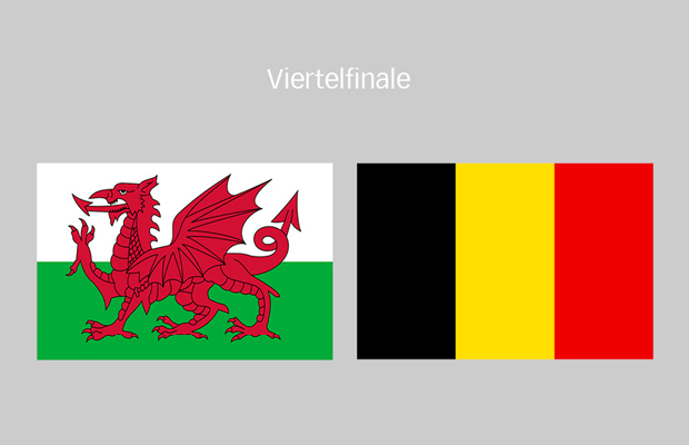Fußball-EM: Wales - Belgien
