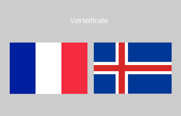 Fußball-EM: Frankreich - Island