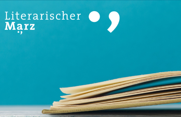 Literarischer März 2023: Eröffnung durch Oberbürgermeister Jochen Partsch und erster Leseblock
