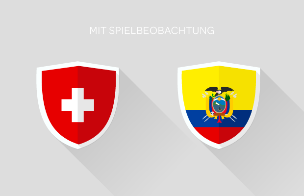 Fußball-Weltmeisterschaft: Schweiz - Ecuador