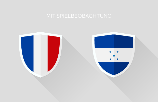 Fußball-Weltmeisterschaft: Frankreich - Honduras