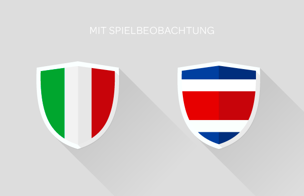 Fußball-Weltmeisterschaft: Italien - Costa Rica