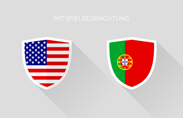 Fußball-Weltmeisterschaft: USA - Portugal