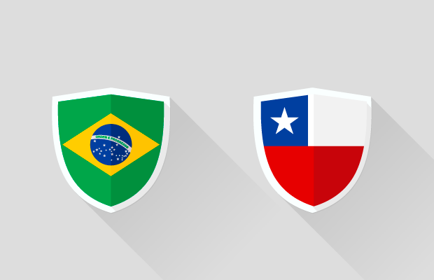 Fußball-WM: Brasilien- Chile