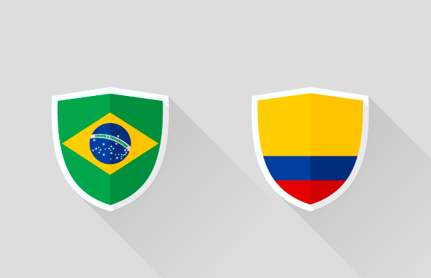 Fußball-WM: Brasilien - Kolumbien