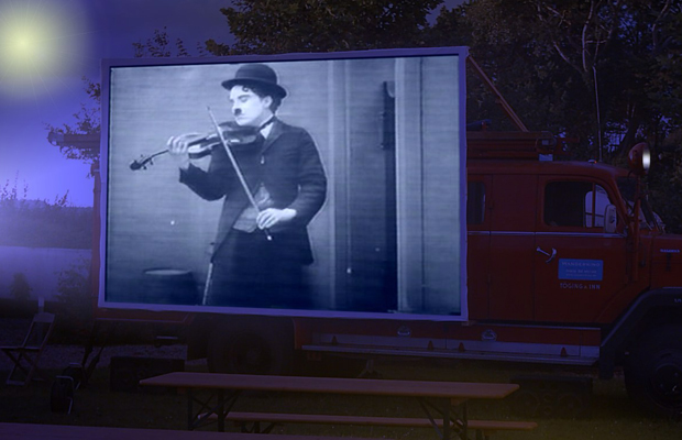 Heiligs Blechle: Wanderkino - Stummfilme mit Live-Musik für die ganze Familie