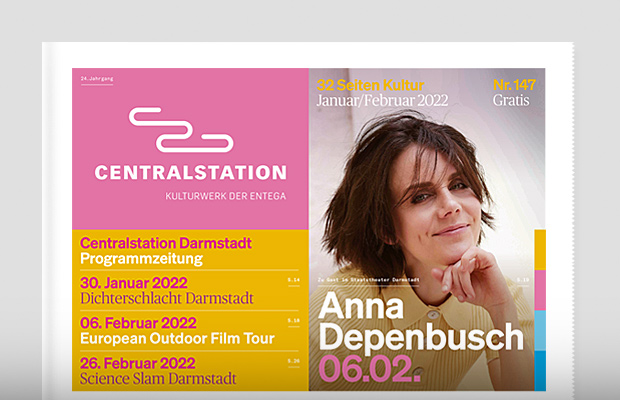 Die Programmzeitung der Centralstation Darmstadt